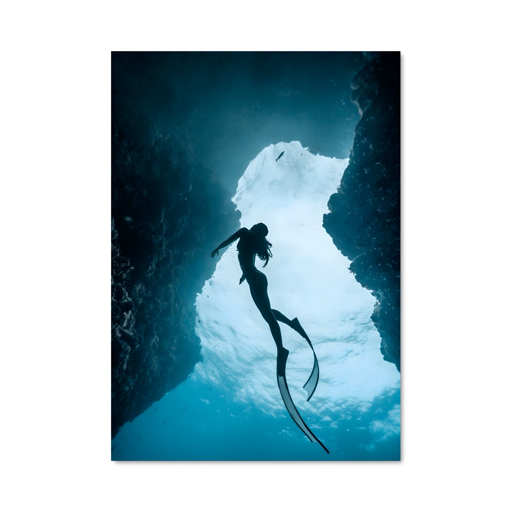 Poster Free diving